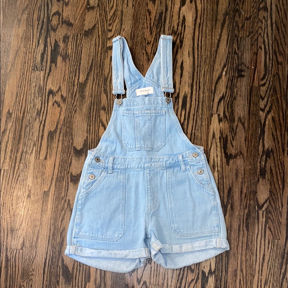 Light Blue Denim Overalls